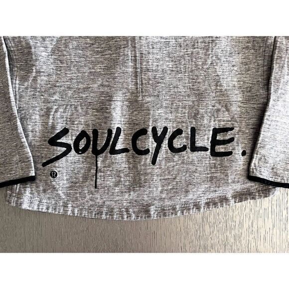 Lululemon SoulCycle Warrior City Bound Gray Hoodie Size 4 - Picture 9 of 9